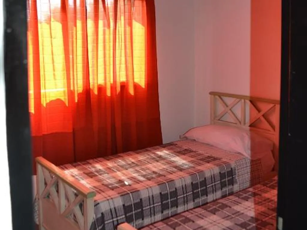 Habitación con camas individuales, Aguas Mornas, cabañas en Mina Clavero